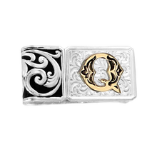 Load image into Gallery viewer, Classic Filigree Custom Money Clip with Initial - Made in the USA!