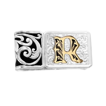 Load image into Gallery viewer, Classic Filigree Custom Money Clip with Initial - Made in the USA!