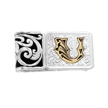Load image into Gallery viewer, Classic Filigree Custom Money Clip with Initial - Made in the USA!
