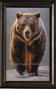 "Ursus" Bear Framed Canvas Print