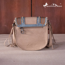 Load image into Gallery viewer, Western Tooled Concealed Carry Crossbody- Khaki