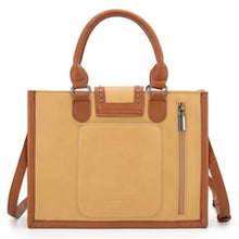 Load image into Gallery viewer, Western Buckle Concealed Carry Tote - Brown