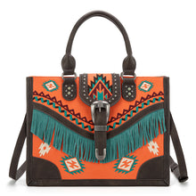 Load image into Gallery viewer, Western Buckle Concealed Carry Tote - Orange