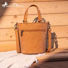 Load image into Gallery viewer, Western Embroidered Aztec Collection Bucket Tote/Crossbody