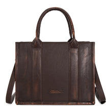 Load image into Gallery viewer, Western Embroidered Aztec Tote/Crossbody - Coffee