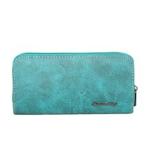Load image into Gallery viewer, Running Horse Ladies' Wallet - Turquoise