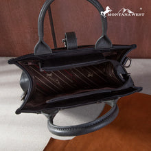 Load image into Gallery viewer, Western Buckle Aztec Concealed Carry Tote - Black