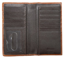 Load image into Gallery viewer, Nocona Longhorn Rodeo Wallet with Brown Overlay