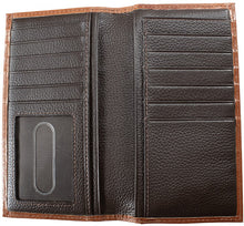 Load image into Gallery viewer, Nocona Longhorn Flowers Rodeo Wallet Brown