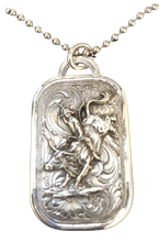 Load image into Gallery viewer, Western Men&#39;s Token Necklace with Bull Rider