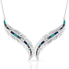 Load image into Gallery viewer, Breaking Trail Feather Necklace
