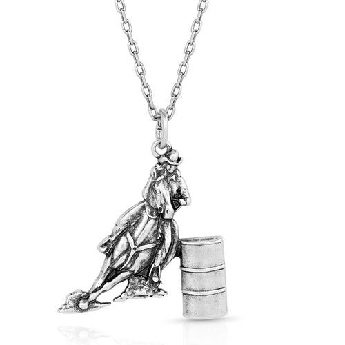 Barrel Racer Pendant Necklace