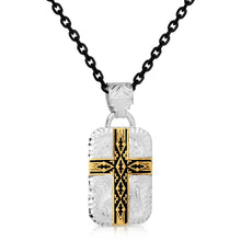 Load image into Gallery viewer, Trust and Honor Cross Necklace - Made in the USA!