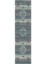 Load image into Gallery viewer, "Santa Rosa Blue" Western Area Rug Collection - Available in 4 Sizes!