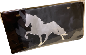 Tennessee Walking Horse Window Decal – White Vinyl Sticker For Car Or Truck