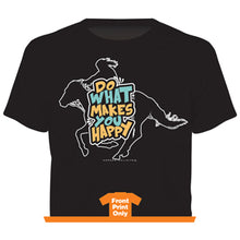 Load image into Gallery viewer, &quot;Happy&quot; Horses Unlimited Western T-Shirt