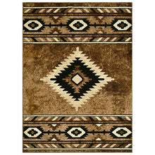 Load image into Gallery viewer, &quot;Navajo Shamanic Eye Cigar&quot; Southwestern Area Rug  (4 Sizes Available)