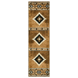 "Navajo Shamanic Eye Cigar" Southwestern Area Rug  (4 Sizes Available)