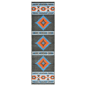 "Navajo Shamanic Eye Lead" Southwestern Area Rug  (4 Sizes Available)