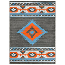 Load image into Gallery viewer, &quot;Navajo Shamanic Eye Lead&quot; Southwestern Area Rug  (4 Sizes Available)