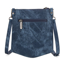Load image into Gallery viewer, Wrangler &quot;W&quot; Stitch Water Repellent Denim Pocket Crossbody- Jean