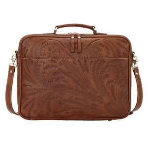 (AW8565910) "Retro Romance\ Western Leather Laptop Briefcase by American West