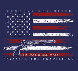 "Old Ways" Cowboys Unlimited Adult T-Shirt