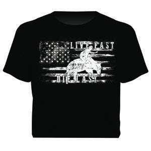 "Live Fast" Western No Bull T-Shirt
