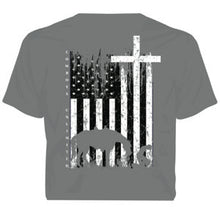 Load image into Gallery viewer, &quot;Cross-Flag&quot; Western Faith T-Shirt
