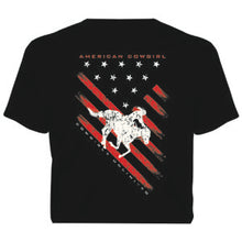 Load image into Gallery viewer, &quot;Slant Flag&quot; Western Cowgirls Unlimited T-Shirt