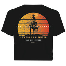 Load image into Gallery viewer, &quot;Sunset&quot; Cowboys Unlimited Adult T-Shirt