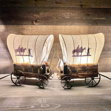Load image into Gallery viewer, Covered Wagon Table Lamp - Pair