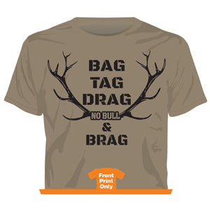 "Brag" Western No Bull T-Shirt