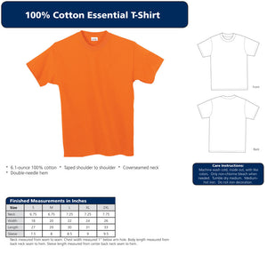 "Orange Bronc" Cowboys Unlimited Adult T-Shirt
