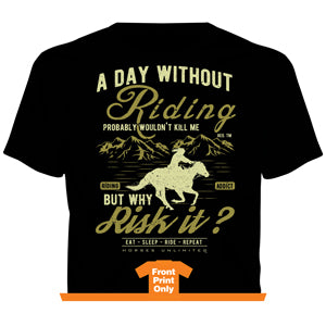 "Without" Horses Unlimited Western T-Shirt