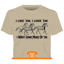 Load image into Gallery viewer, &quot;Love &#39;Em&quot; Horses Unlimited Western T-Shirt