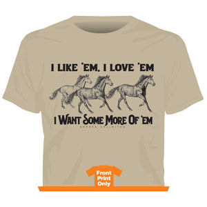 "Love 'Em" Horses Unlimited Western T-Shirt