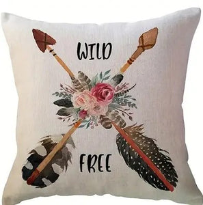 "Wild-Free" Accent Pillow with Arrows