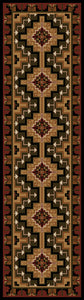 "Hill Country - Red"  Area Rugs - Choose from 6 Sizes!