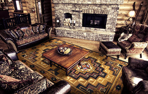 "High Rez - Earth" Southwestern Area Rugs - Choose from 6 Sizes!