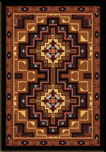 "High Rez - Earth" Southwestern Area Rugs - Choose from 6 Sizes!