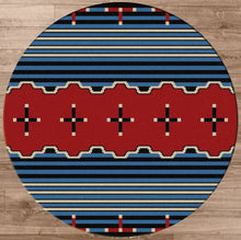 Load image into Gallery viewer, &quot;Big Chief Blue&quot; Southwestern Area Rugs - Choose from 6 Sizes!