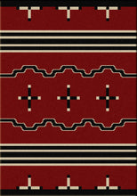 Load image into Gallery viewer, &quot;Big Chief Red&quot; Southwestern Area Rugs - Choose from 6 Sizes!