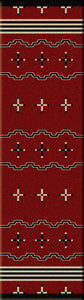 "Big Chief Red" Southwestern Area Rugs - Choose from 6 Sizes!