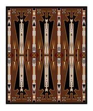 Load image into Gallery viewer, &quot;Horse Thieves - Brown&quot; Area Rugs - Choose from 7 Sizes!