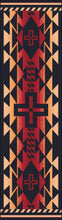 Load image into Gallery viewer, &quot;Rustic Cross - Burnt Red&quot; Southwestern Area Rugs - Choose from 6 Sizes!