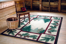 Load image into Gallery viewer, &quot;Pine Forest - Maize&quot; Western/Lodge Area Rugs - Choose from 6 Sizes!