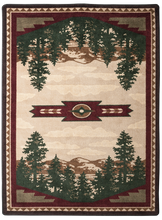 Load image into Gallery viewer, &quot;Autumn Point&quot; Western/Lodge Area Rugs - Choose from 6 Sizes!