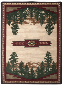 "Autumn Point" Western/Lodge Area Rugs - Choose from 6 Sizes!
