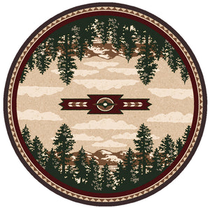 "Autumn Point" Western/Lodge Area Rugs - Choose from 6 Sizes!